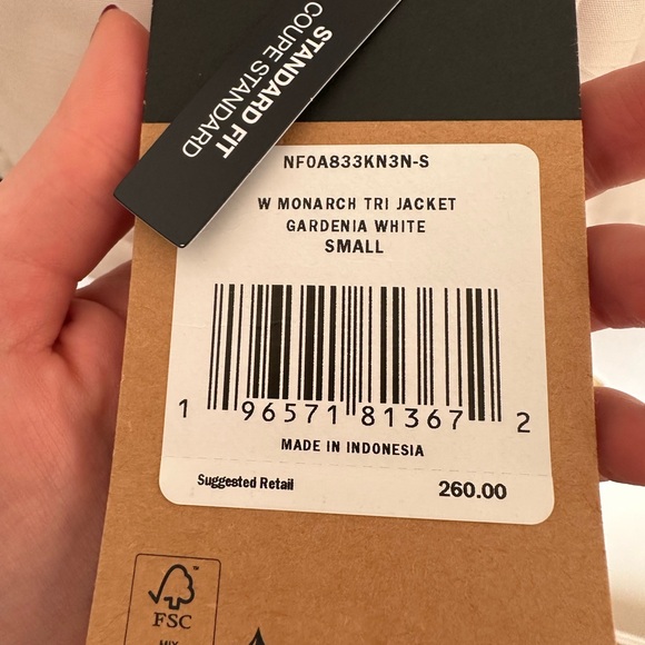 Off white Northface Winter Jacket - Picture 6 of 10